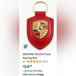 Porsche Key Chain